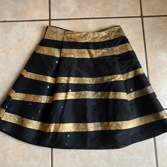 ❌SOLD❌Gold Embellished Sachin+Babi Skirt RETAIL $289 - Picture 2 of 8